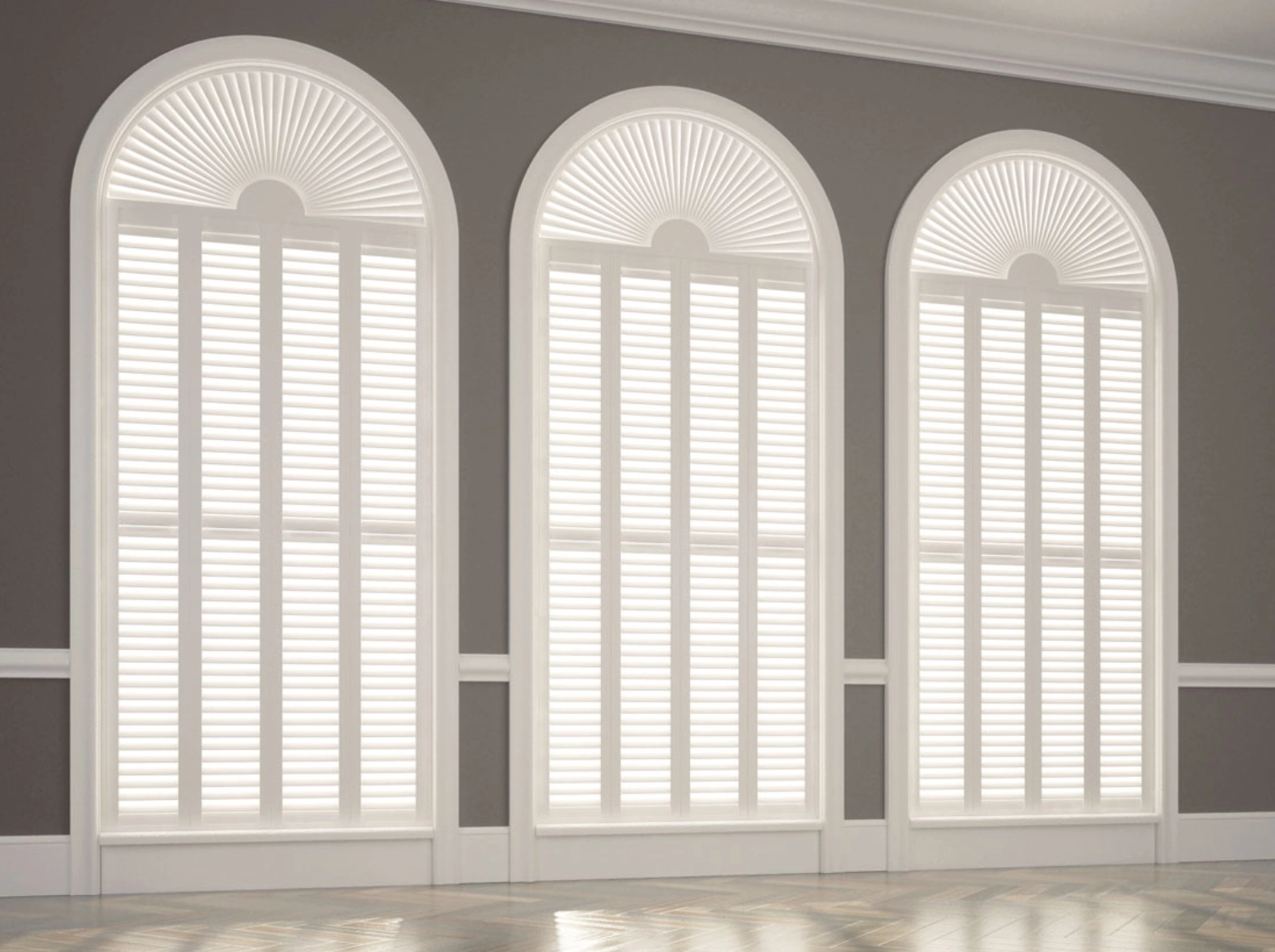 shaped shutters Bolton